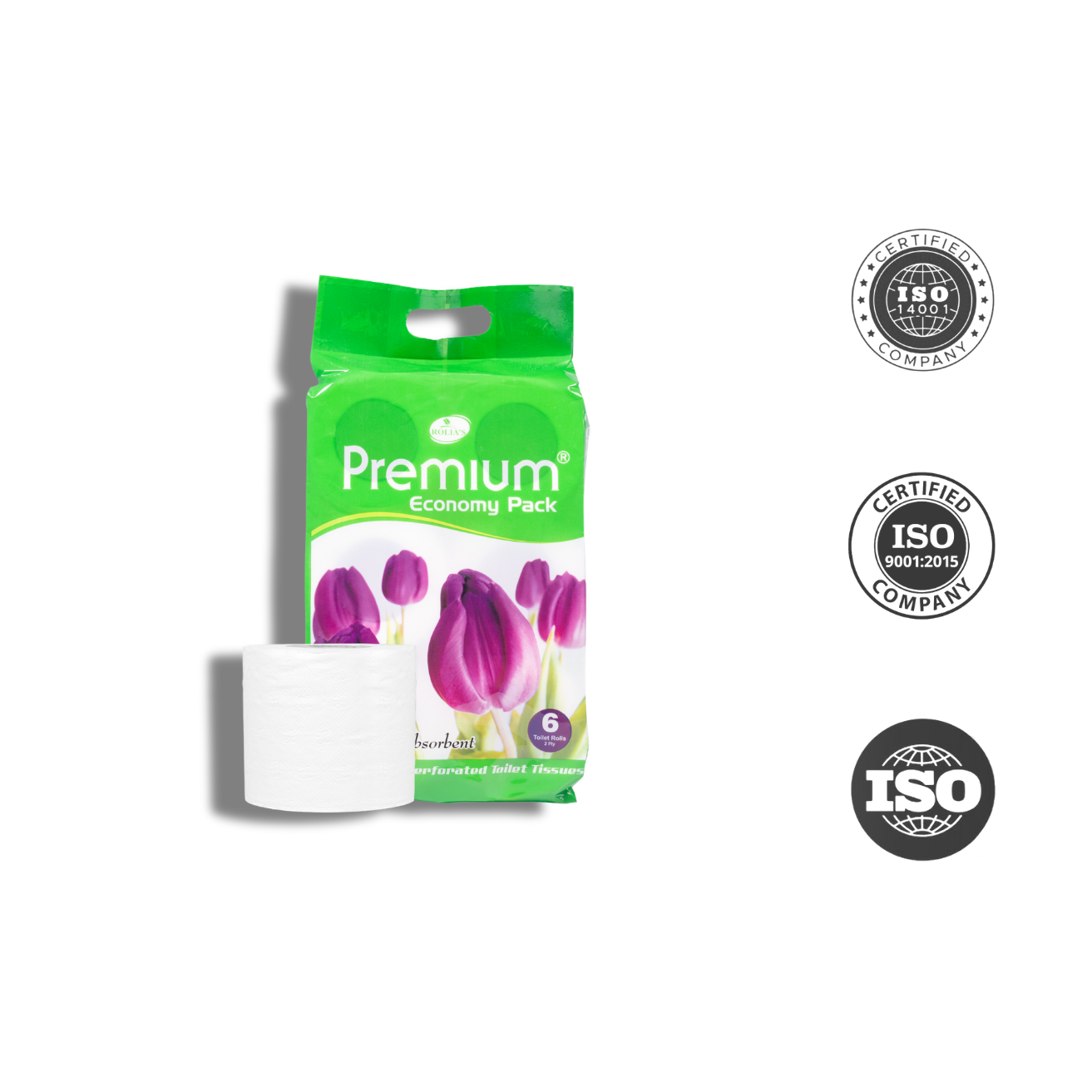 6 Pcs Toilet Roll Multi Pack 2