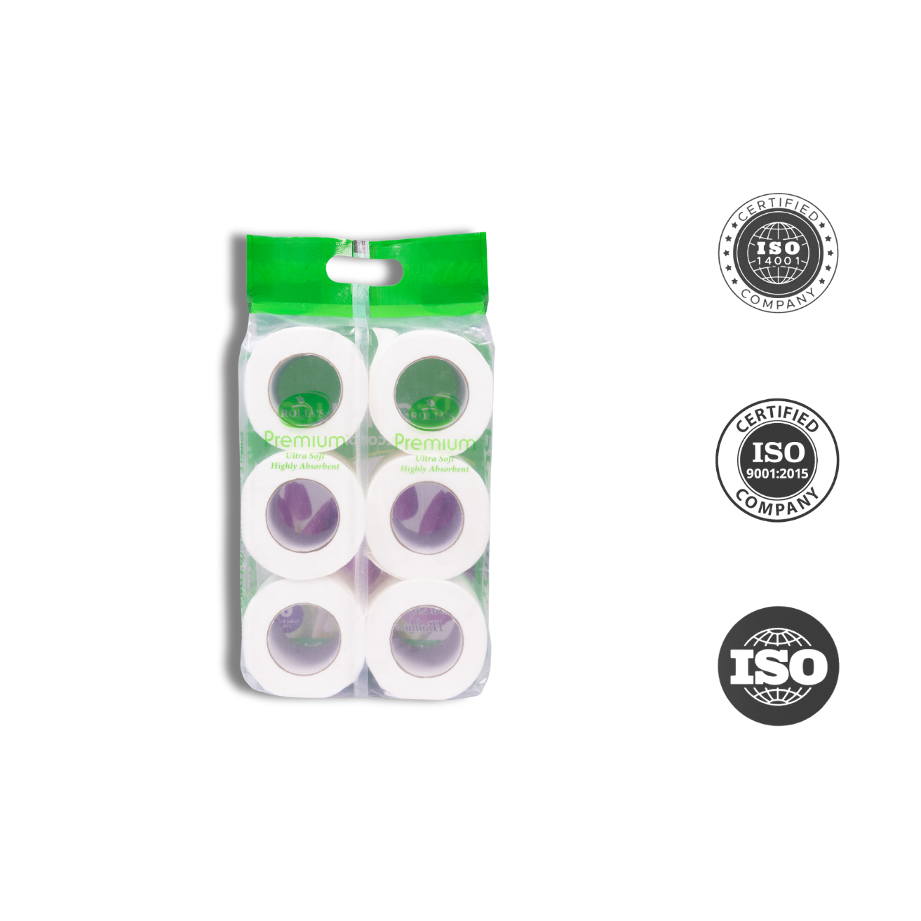 6 Pcs Toilet Roll Multi Pack 4