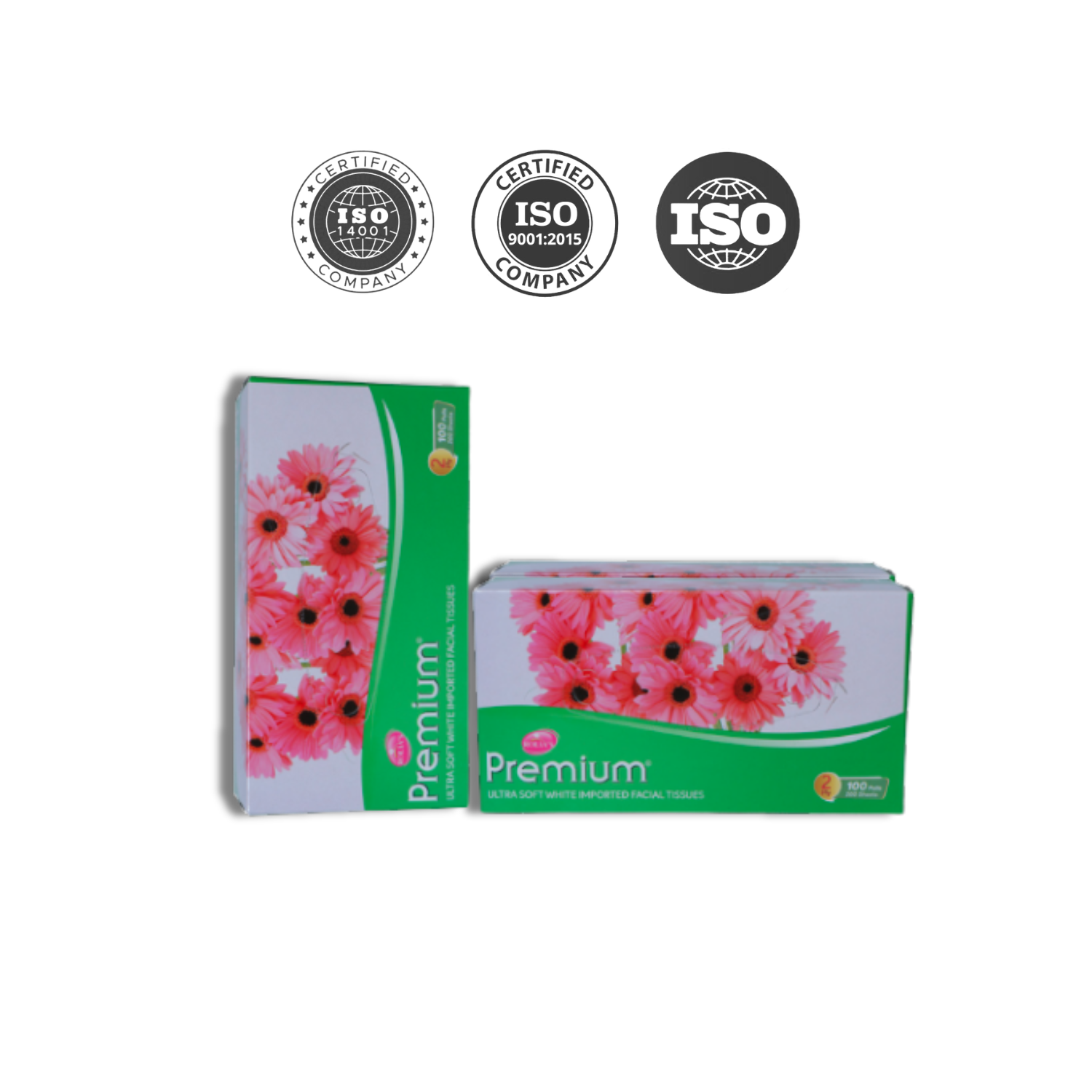 Facial Tissue Box Flowerset 5 (200 Sheets) 1