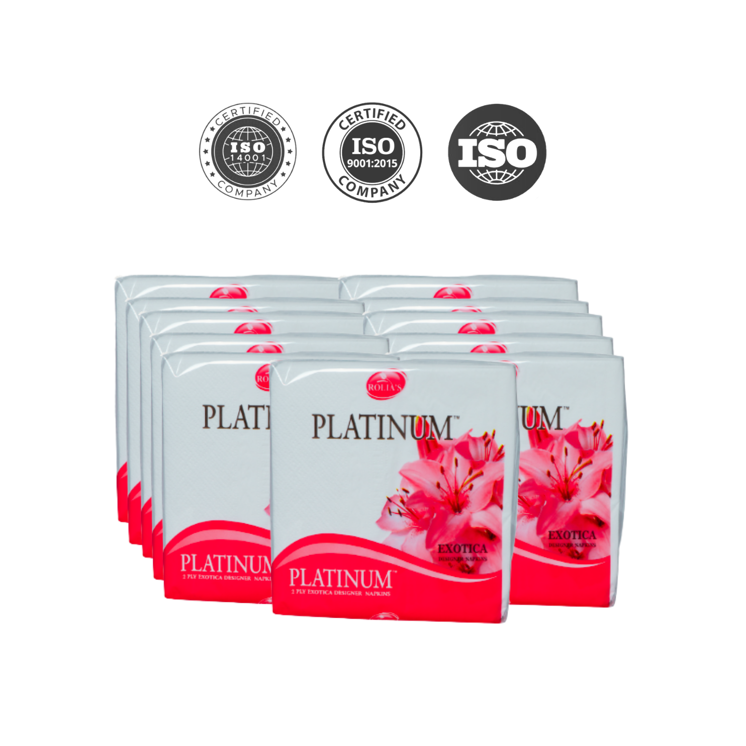Excel White Paper Napkin (130 x 130 mm)​ Banner (2)